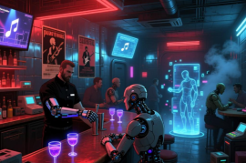 赛博朋克插画生成