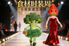 食材走秀【速创剪映小助手】