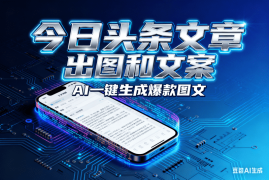 今日头条文章出图和文案