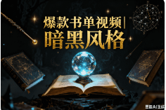爆款书单视频|暗黑风格