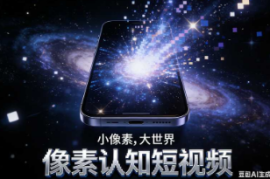 一键生成像素认知爆款短视频