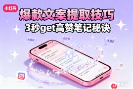 小红书视频文案提取