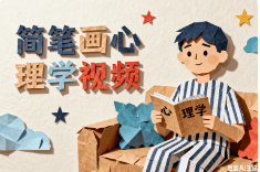 简笔画心理学视频