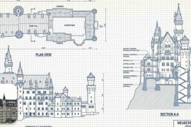 NanoBana2建筑正交蓝图