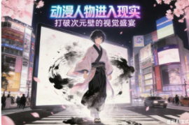 动漫人物进入现实【速创剪映小助手】