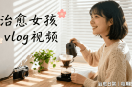 治愈女孩vlog视频