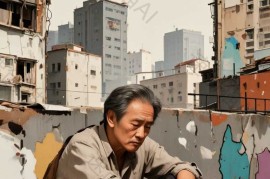 悲伤男人批量出图