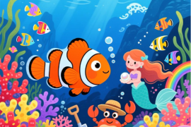 儿童故事绘本文生视频语音合成版 